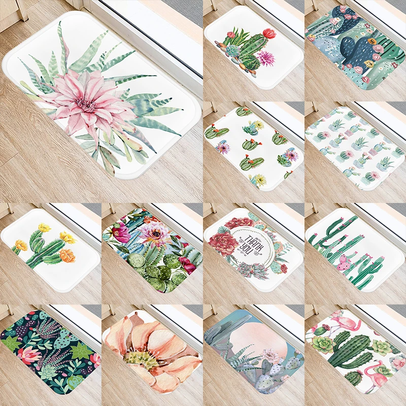 Cactus Pattern Kitchen Entrance 40*60cm Door Mat Coral Velvet Carpet Doormat Colorful Indoor Floor Mats Anti-Slip Rug 48261-2
Cactus Pattern Kitchen Entrance 40*60cm Door Mat Coral Velvet Carpet Doormat Colorful Indoor Floor Mats Anti-Slip Rug 48261-2