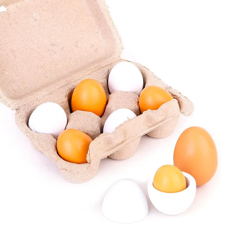 Kids 3/6pcs Wooden Artificial Egg Set Easter DIY Toy Wooden House Game Kitchen Egg Toys Early Education Food Toys for Children
Kids 3/6pcs Wooden Artificial Egg Set Easter DIY Toy Wooden House Game Kitchen Egg Toys Early Education Food Toys for Children