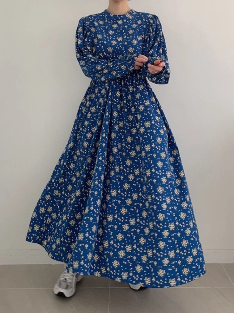 Vintage Print Dress For Women Round Neck Loose Long Sleeve High Waist Midi A Line Dresses Female 2022 Spring Korean New N799
Vintage Print Dress For Women Round Neck Loose Long Sleeve High Waist Midi A Line Dresses Female 2022 Spring Korean New N799