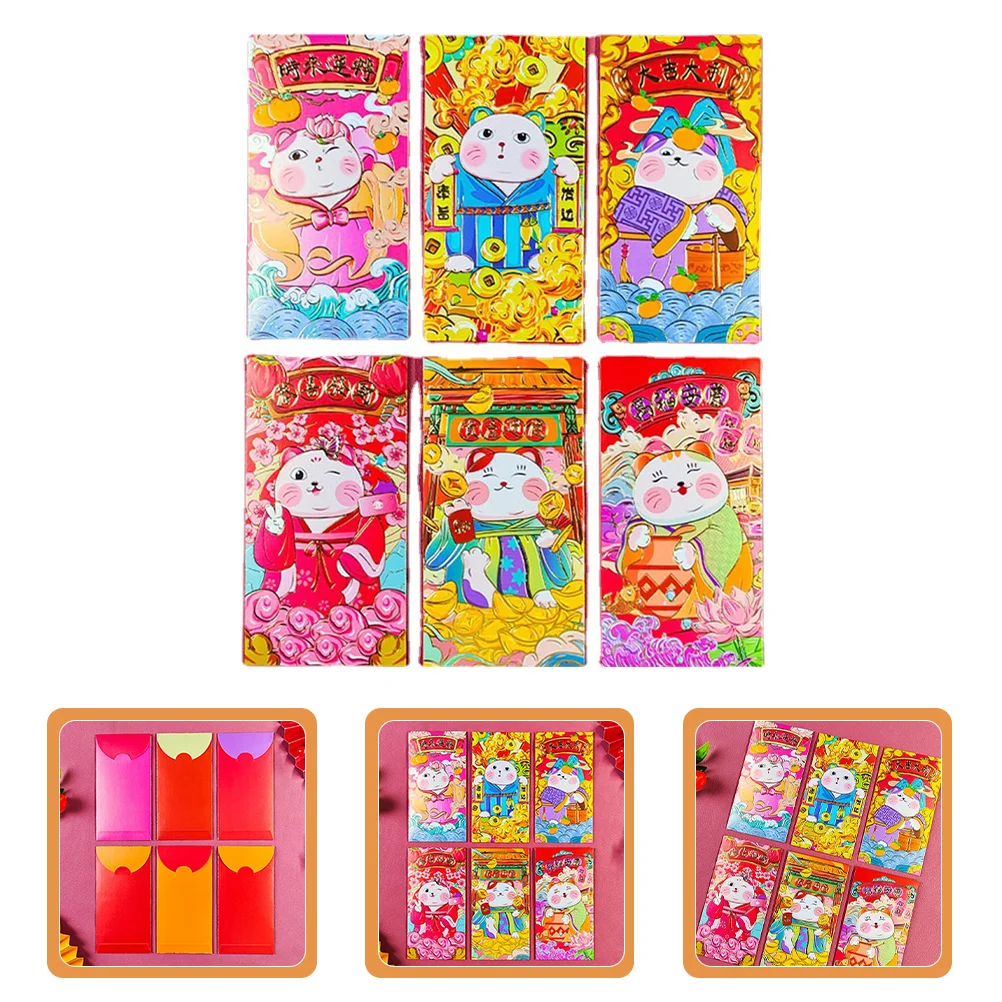 

Envelope Red Year Money Envelopes Chinese Festival Spring New Hongbao Rabbit Packets Zodiac Bao Hong Seefavors Bunny Lucky Cyn