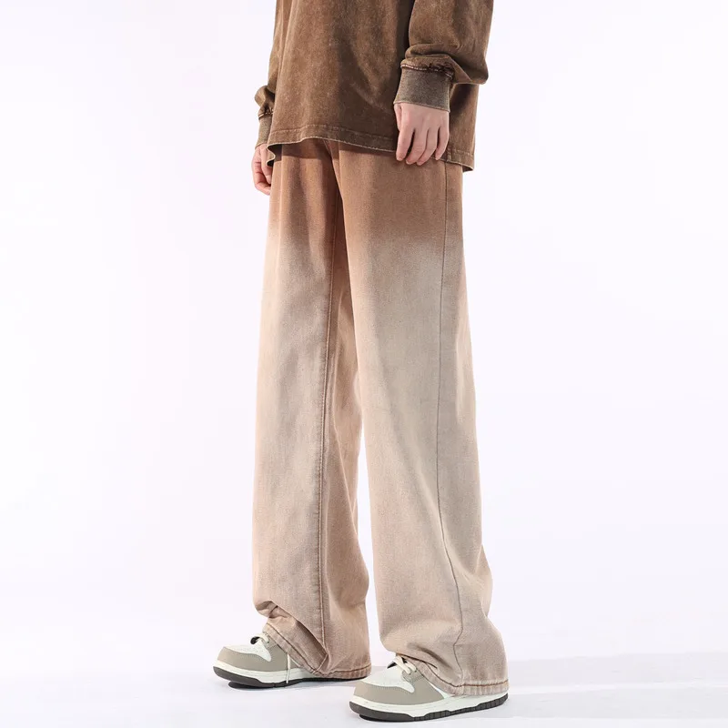 Green Brown Baggy Jeans Men Fashion Harajuku Gradient Jeans Men Streetwear Hip Hop Loose Straight Denim Pants Mens Trousers
Green Brown Baggy Jeans Men Fashion Harajuku Gradient Jeans Men Streetwear Hip Hop Loose Straight Denim Pants Mens Trousers