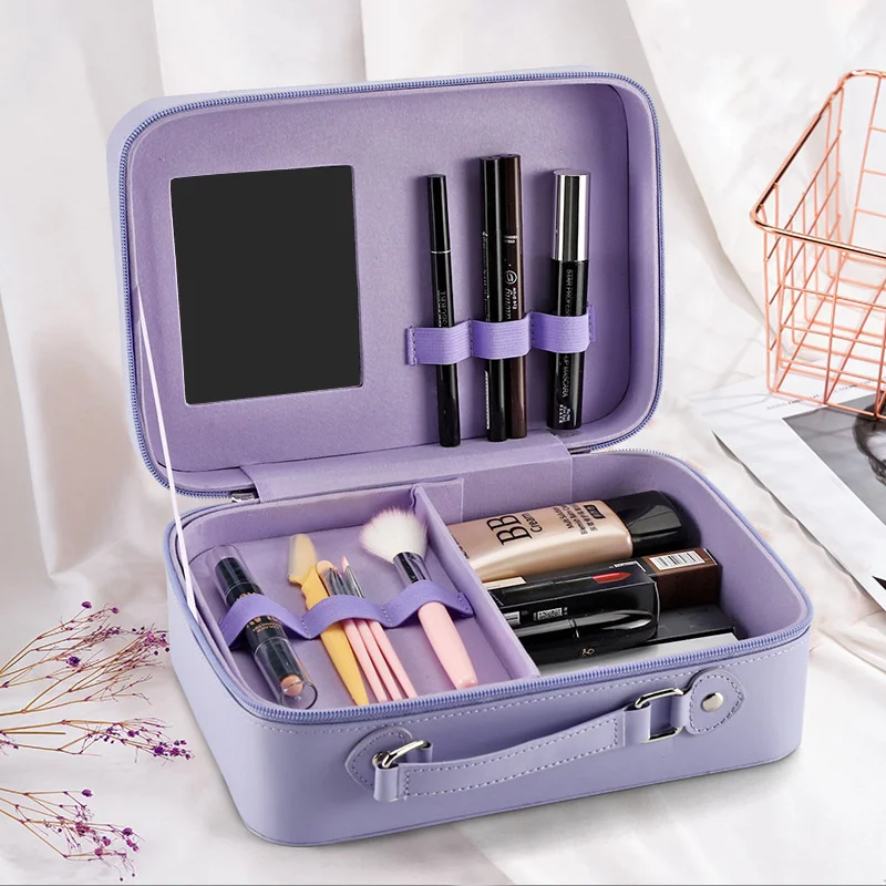 2022 New Cosmetic Bag Portable Travel Cosmetic Case With Mirror Storage Bag Large Capacity Makeup Bags for Women
2022 New Cosmetic Bag Portable Travel Cosmetic Case With Mirror Storage Bag Large Capacity Makeup Bags for Women