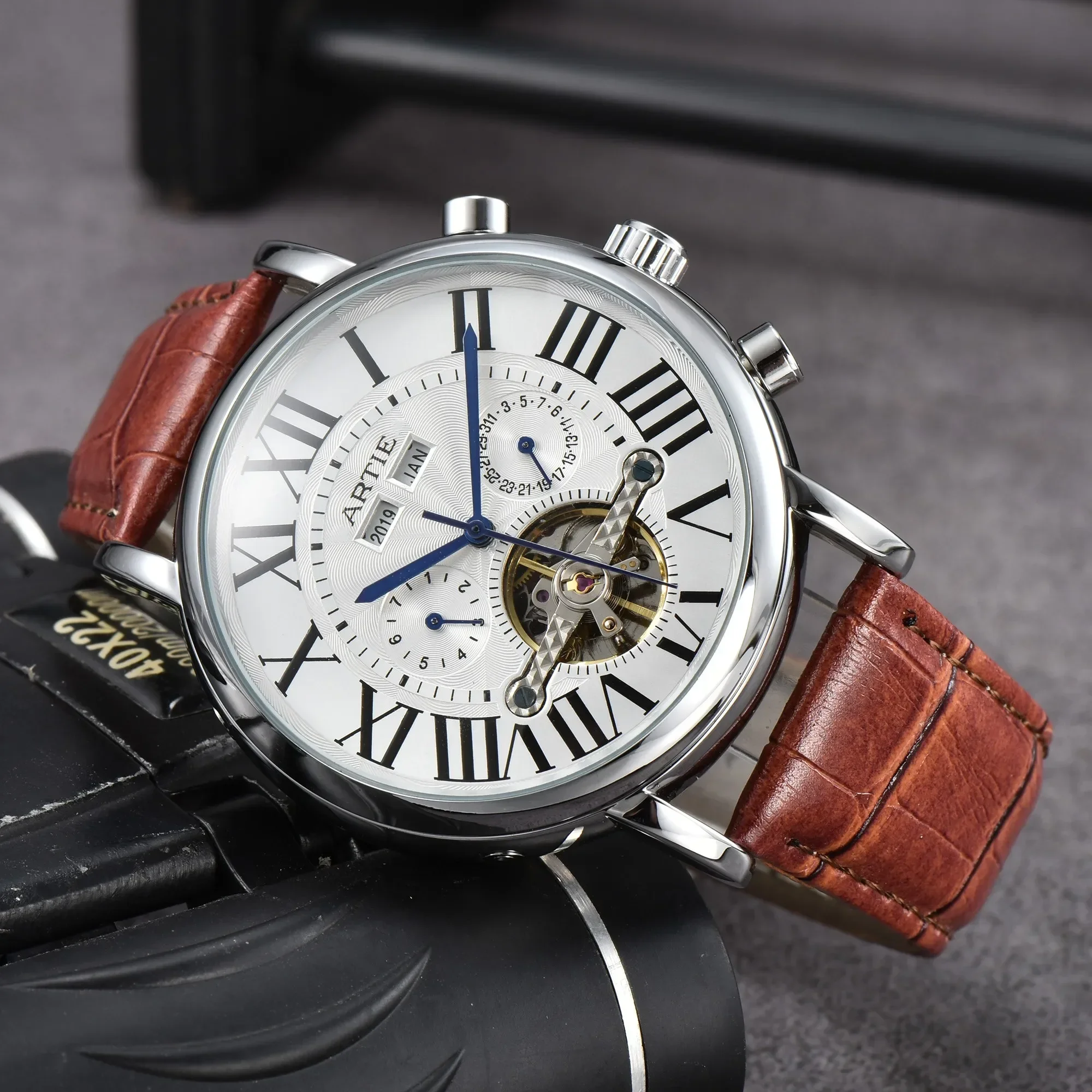 Top AAA Watches For Mens Luxury Multifunction Full Steel Automatic Mechanical Tourbillon watch High Qulaity AAA Clock
Top AAA Watches For Mens Luxury Multifunction Full Steel Automatic Mechanical Tourbillon watch High Qulaity AAA Clock