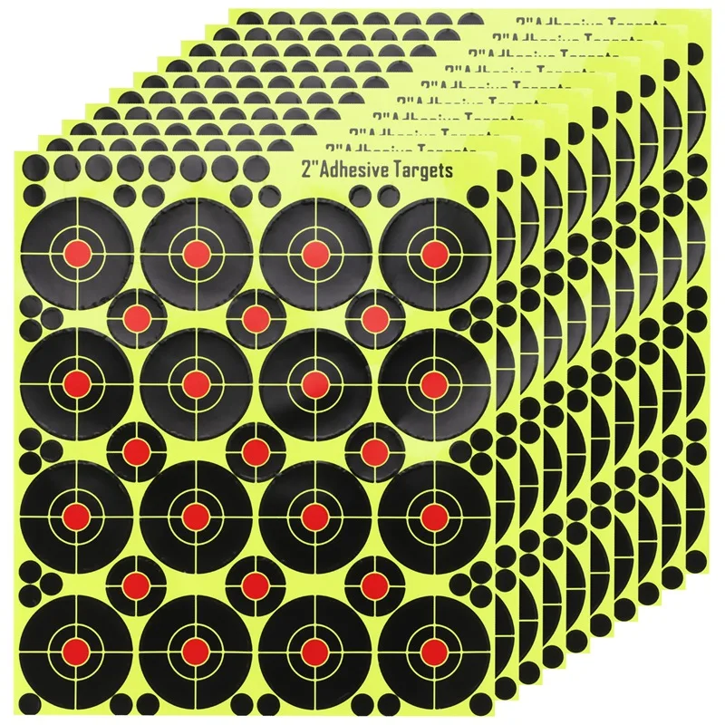 160Pcs 2 Inch Reactive Splatter Glow Florescent Paper Target For Hunting Archery Training Fireing Accessories
160Pcs 2 Inch Reactive Splatter Glow Florescent Paper Target For Hunting Archery Training Fireing Accessories
