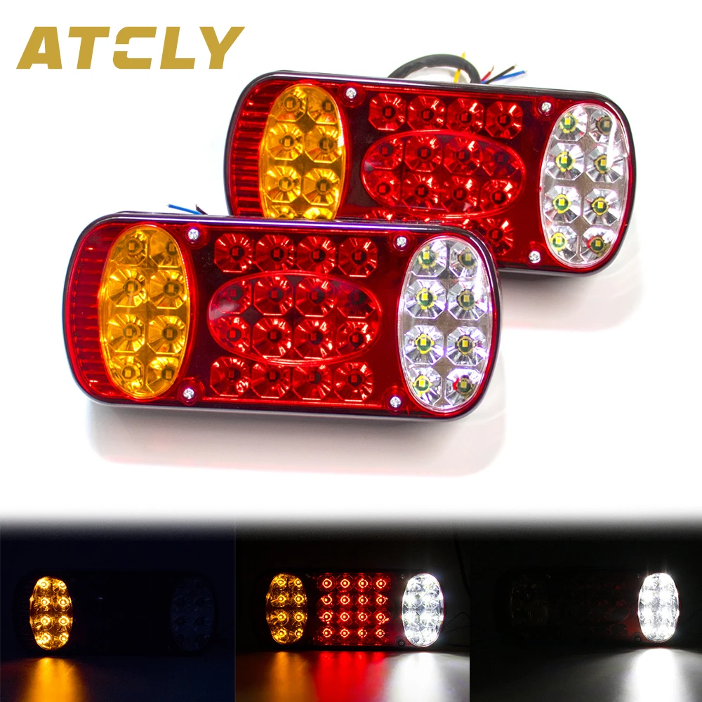 2x 12V 32 LED Car Truck Tail Light Taillight Rear Stop Brake Light Turn Signal Running Lamp Indicator Trailer Lorry Caravan Van 
2x 12V 32 LED Car Truck Tail Light Taillight Rear Stop Brake Light Turn Signal Running Lamp Indicator Trailer Lorry Caravan Van