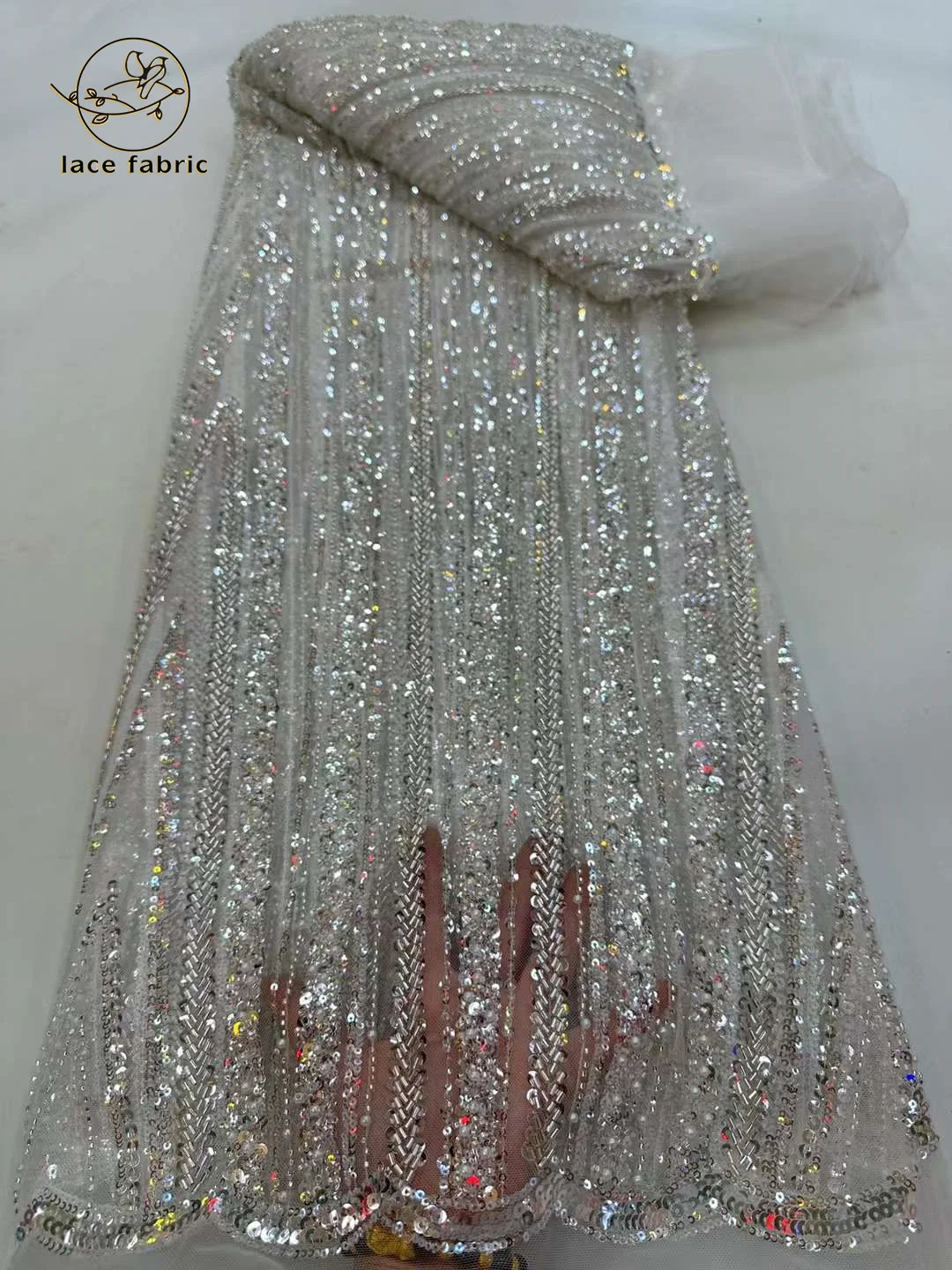 Luxurious African Sequins Beaded Groom Tulle Lace Fabric 2023 High Quality Embroidery French Nigerian Laces For Sew Party Dress
Luxurious African Sequins Beaded Groom Tulle Lace Fabric 2023 High Quality Embroidery French Nigerian Laces For Sew Party Dress