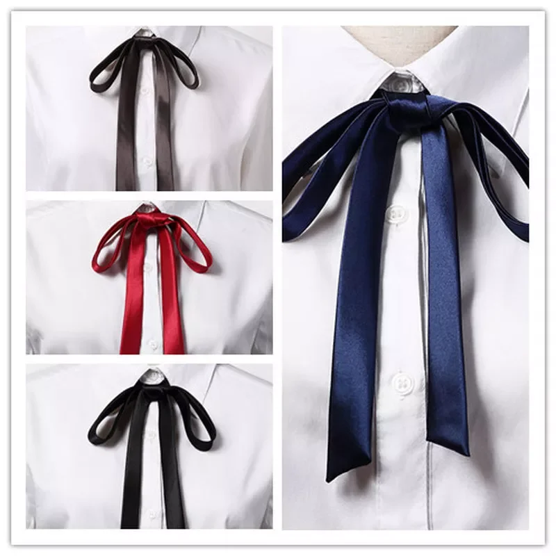 Satin Bowtie Solid Color Simple Shirt Accessory Girl Ornament Women School Student Bowtie Vintage Elegant Ribbon Knot
Satin Bowtie Solid Color Simple Shirt Accessory Girl Ornament Women School Student Bowtie Vintage Elegant Ribbon Knot