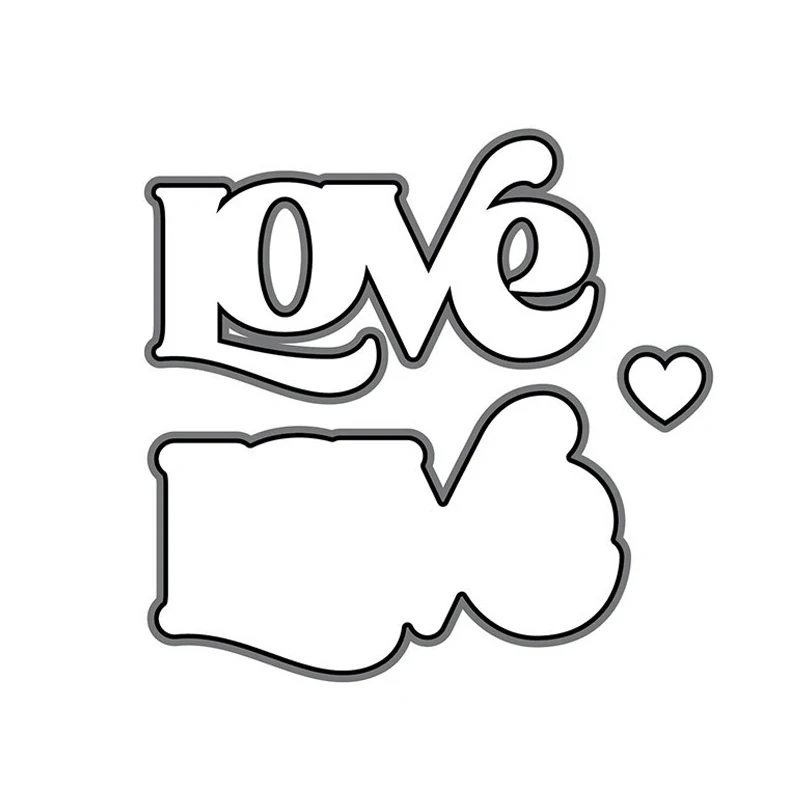 LOVE word Cutting Die Set Valentine Etched Metal Dies for DIY Scrapbooking Paper Cards Decorative Crafts Embossing Die Cuts X14
LOVE word Cutting Die Set Valentine Etched Metal Dies for DIY Scrapbooking Paper Cards Decorative Crafts Embossing Die Cuts X14