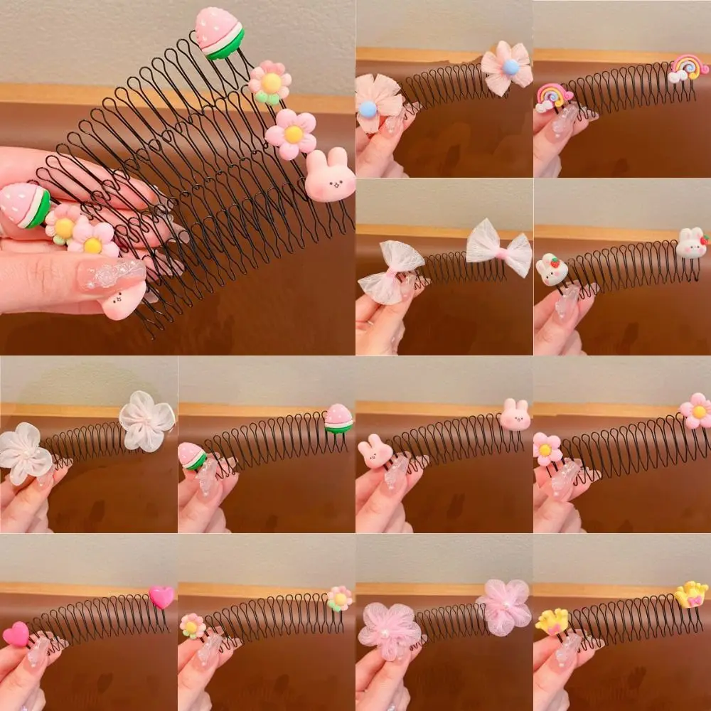 Teeth U Shape Hair Styling Comb Cute Hair Wear Spring Invisible Extra Hair Holder Rainbow Flower Headwear
Teeth U Shape Hair Styling Comb Cute Hair Wear Spring Invisible Extra Hair Holder Rainbow Flower Headwear