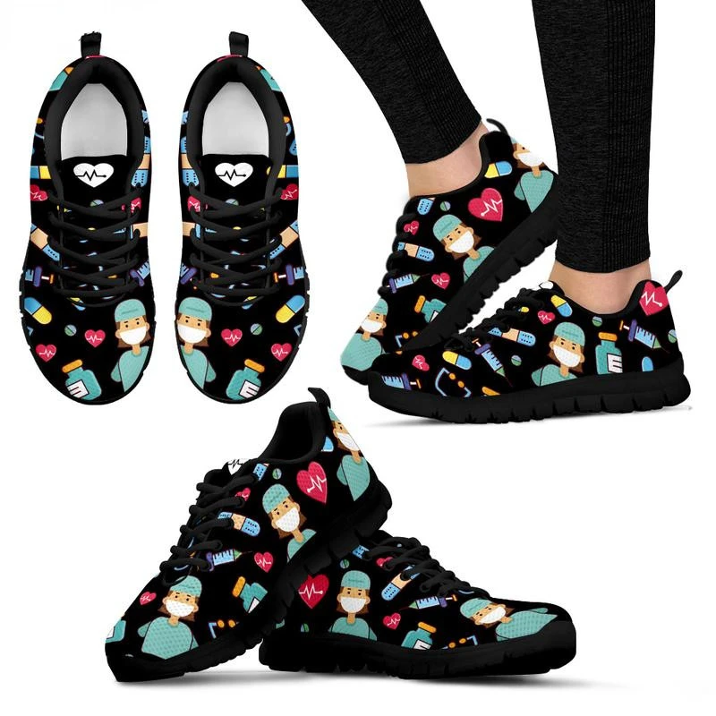 

Women Breathable Mesh Vulcanized Shoes Nurse Doctor Sneakers For Basket Femme 2019 New Krasovki Women Casual Shoes