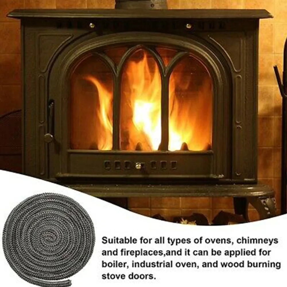 1pcs 6/8mm 78inch/2meters Length Fiberglass Material Black Stove Fire Rope Wood Burning Stove Log Burner Door Seal For Boiler
1pcs 6/8mm 78inch/2meters Length Fiberglass Material Black Stove Fire Rope Wood Burning Stove Log Burner Door Seal For Boiler