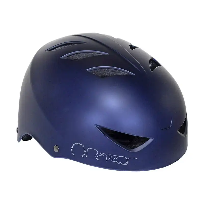

Защитный спортивный шлем размера для взрослых, атласный темно-синий шлем для лыж