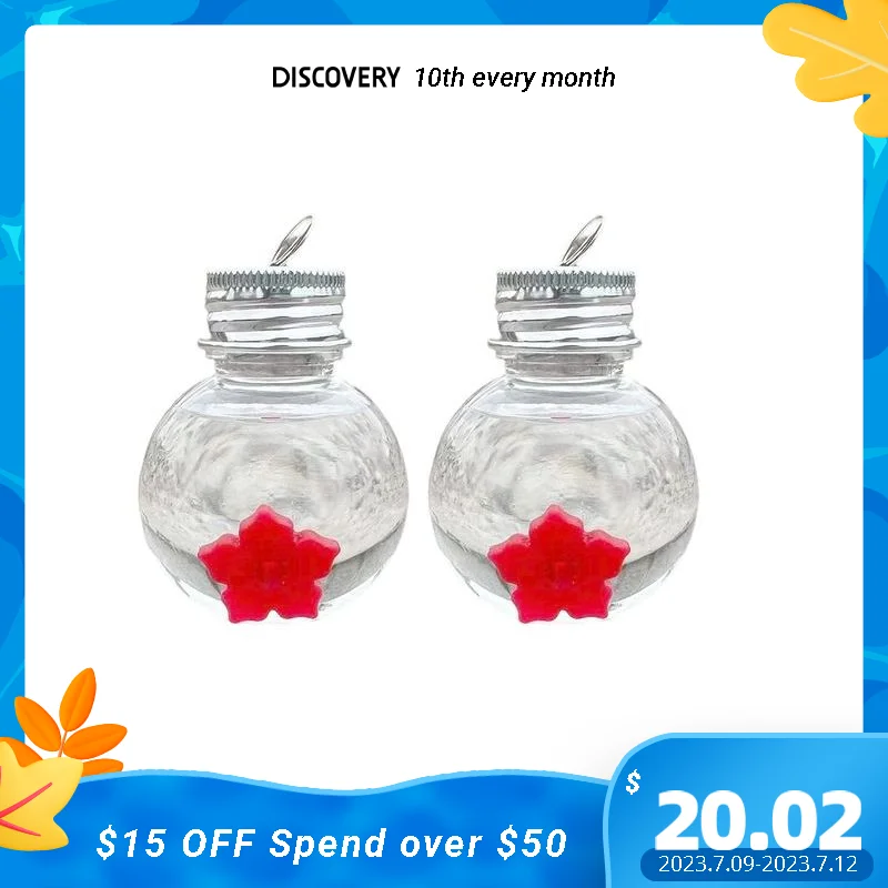 2pcs Hanging No Fading Hummingbird Feeder Lightweight Home Sturdy With Ports Drink Water Durable Transparent For Outdoor
2pcs Hanging No Fading Hummingbird Feeder Lightweight Home Sturdy With Ports Drink Water Durable Transparent For Outdoor