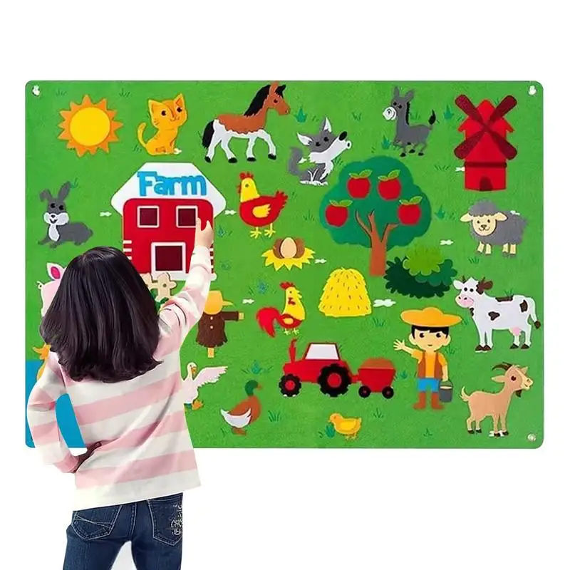 Felt Board Stories Set Montessori Ocean Farm Cartoon Pattern Wall Decoration Baby Early Learning Toy DIY Gift For Boys And Girl
Felt Board Stories Set Montessori Ocean Farm Cartoon Pattern Wall Decoration Baby Early Learning Toy DIY Gift For Boys And Girl