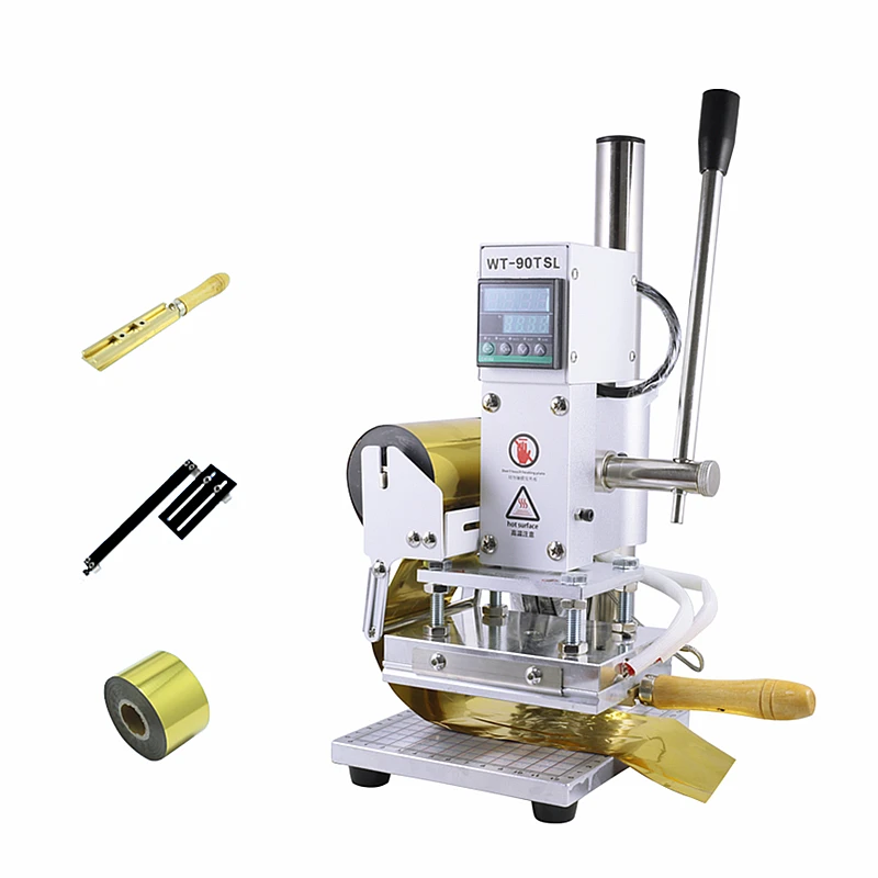 Bronzing Paper Holder Hot Foil Stamping Machine Manual Embossing Machine with Positioning Slider for PVC Leather
Bronzing Paper Holder Hot Foil Stamping Machine Manual Embossing Machine with Positioning Slider for PVC Leather