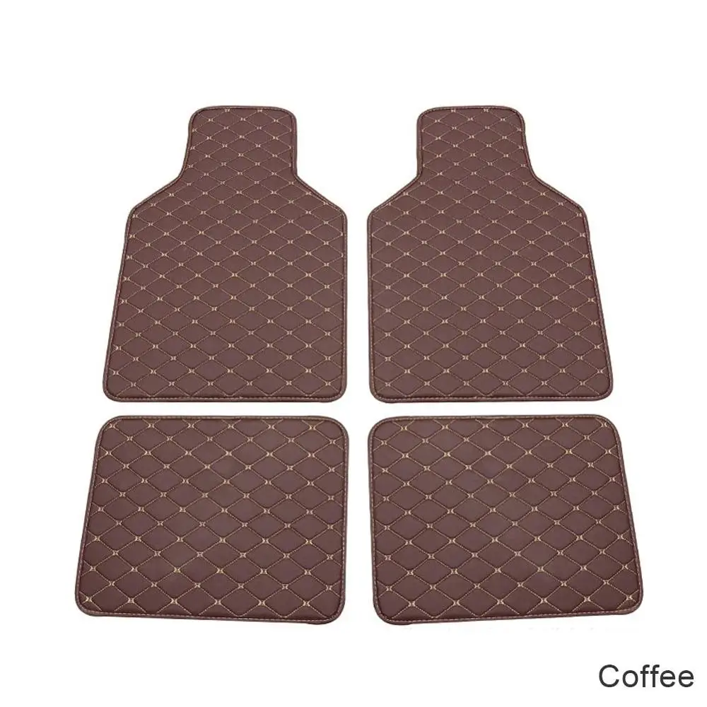 4pcs Car Floor Mats Universal Leather Car Rugs Pad Protector Interior Automobiles Carpet Cushions Non-slip Mat Auto Accessories
4pcs Car Floor Mats Universal Leather Car Rugs Pad Protector Interior Automobiles Carpet Cushions Non-slip Mat Auto Accessories