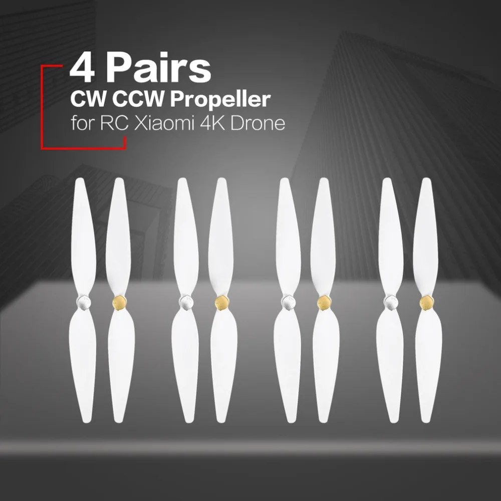 4 Pairs 10inch propeller for RC xiaomi 4K drone White pervane drone blade propeller for xiaomi mi drone 4k propeller accessories
4 Pairs 10inch propeller for RC xiaomi 4K drone White pervane drone blade propeller for xiaomi mi drone 4k propeller accessories