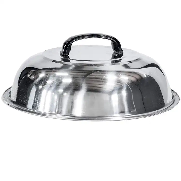 

Round Basting/Melting/Steaming Cover, Stainless Steel Silicone air fryer liner Air fryer liner Metal bundt cake pan Airfryer sil