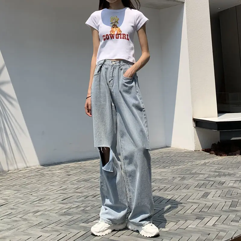 Elegant Women's Pants 2022 High Waisted Jeans Y2k Aesthetic Denim Overalls Vintage Clothing Jean Oversize Korean Streetwear Pant
Elegant Women's Pants 2022 High Waisted Jeans Y2k Aesthetic Denim Overalls Vintage Clothing Jean Oversize Korean Streetwear Pant