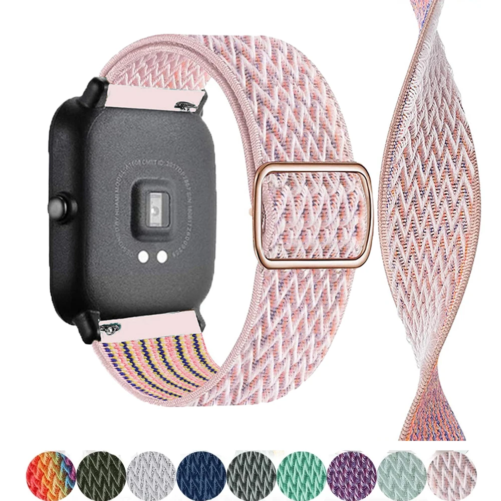 20mm/22mm band For Amazfit GTS 4/2/2e/3/GTS2 Mini/GTR/4/3/Pro/GTR2/42mm/stratos Nylon Elastic Watch Bracelet Amazfit bip strap
20mm/22mm band For Amazfit GTS 4/2/2e/3/GTS2 Mini/GTR/4/3/Pro/GTR2/42mm/stratos Nylon Elastic Watch Bracelet Amazfit bip strap