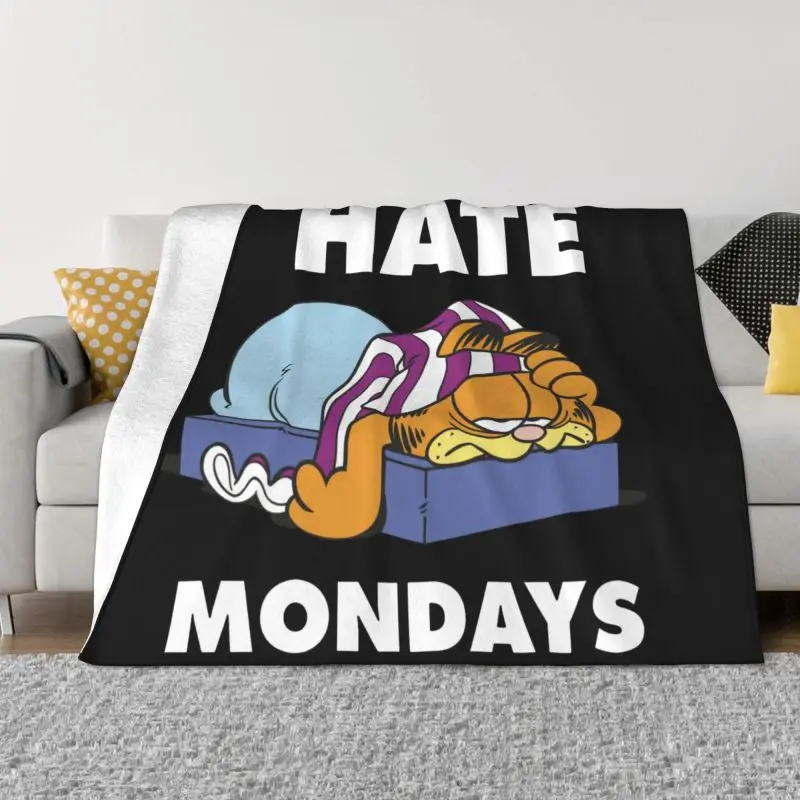 Cat Manga Blanket Soft Fleece Spring Autumn Warm Flannel I hate Monday Throw Blankets for Sofa Home Bed Quilt
Cat Manga Blanket Soft Fleece Spring Autumn Warm Flannel I hate Monday Throw Blankets for Sofa Home Bed Quilt