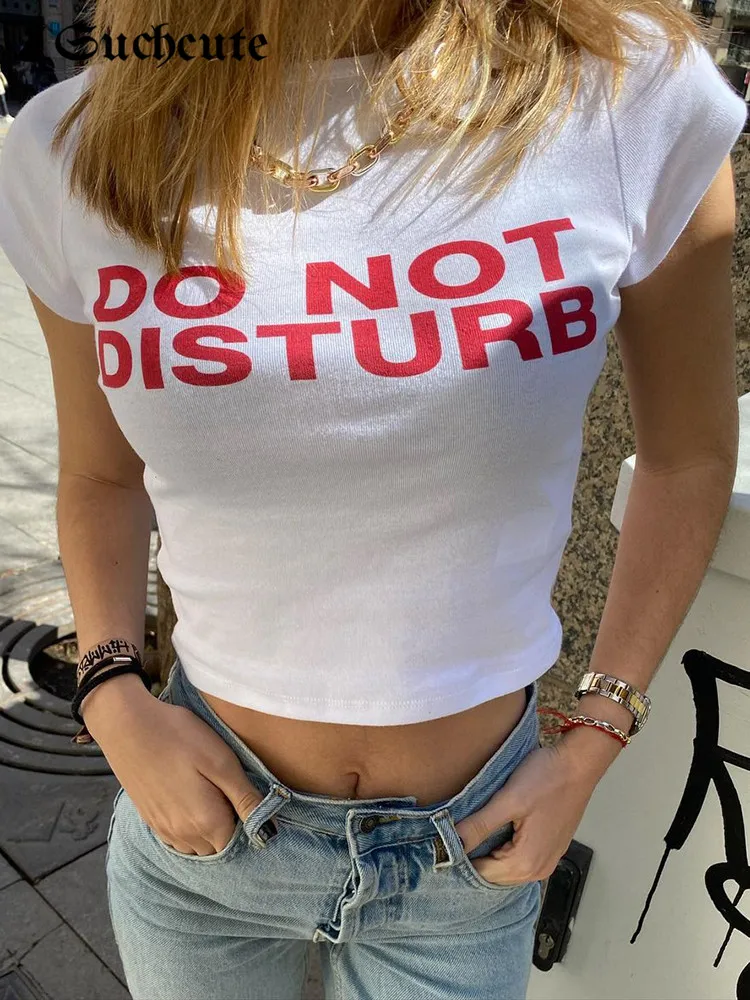 Модные женские футболки с принтом текста, Короткие футболки в стиле преппи с коротким рукавом, гранж, Сказочная уличная одежда, летняя одежд...
Модные женские футболки с принтом текста, Короткие футболки в стиле преппи с коротким рукавом, гранж, Сказочная уличная одежда, летняя одежд...