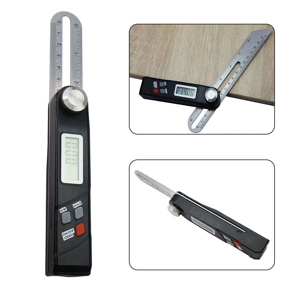 Digital Angle Protractor Bevel 360 Degree Stainless Steel Electronic Inclinometer Angle Finder Ruler Tester Measuring Tools
Digital Angle Protractor Bevel 360 Degree Stainless Steel Electronic Inclinometer Angle Finder Ruler Tester Measuring Tools