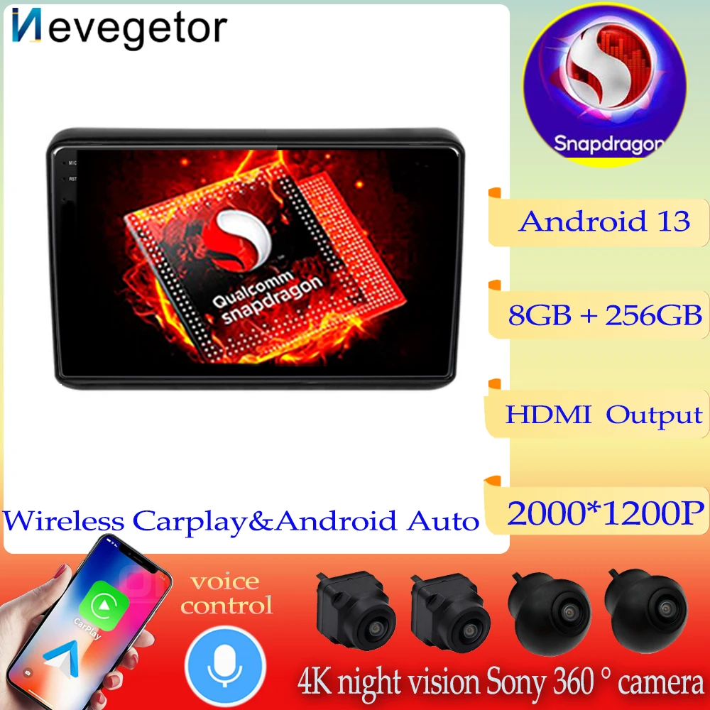 

Android 13 Qualcomm Snapdragon для Honda XRV 2015 16 17 18 19 Автомагнитола мультимедийный видеоплеер GPS-навигация без DSP IPS