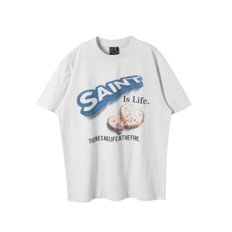 23ss New Fashion Brand Streetwear Saint Michael Vintage Retro Cookies print Loose Oversized Tee t shirt men women1:1 top
23ss New Fashion Brand Streetwear Saint Michael Vintage Retro Cookies print Loose Oversized Tee t shirt men women1:1 top