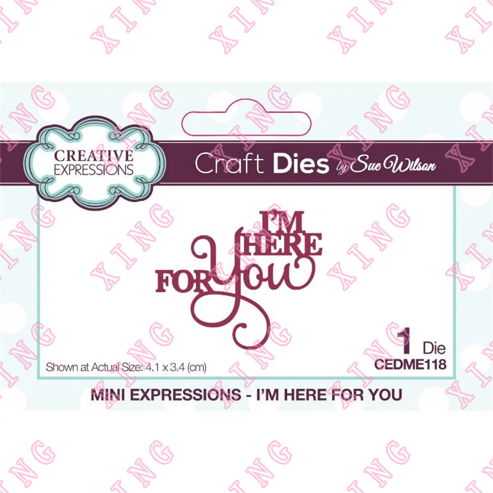 2022 I am Here for You Craft Metal Cutting Dies Scrapbook Decoration Embossing Template Diy Gift Card Handmade Blade Punch Molds
2022 I am Here for You Craft Metal Cutting Dies Scrapbook Decoration Embossing Template Diy Gift Card Handmade Blade Punch Molds
