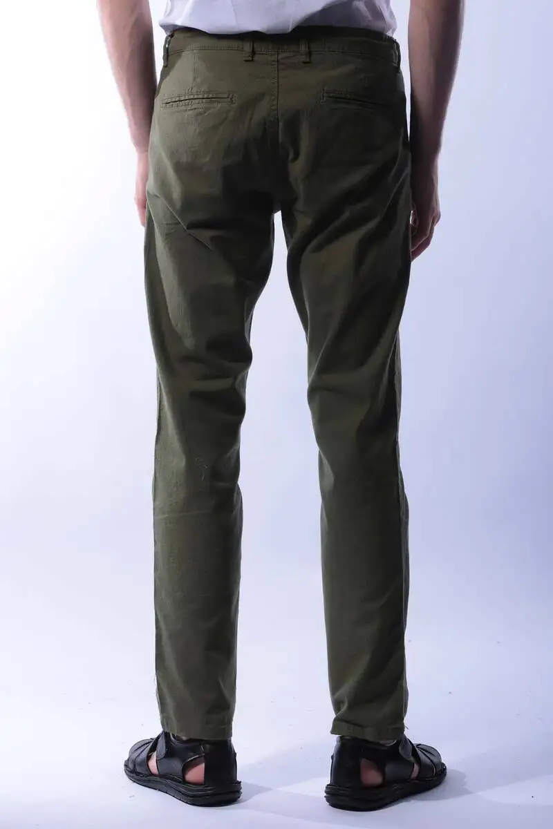 Rodrigo 4913 Yan Cep Erkek Keten Pantolon