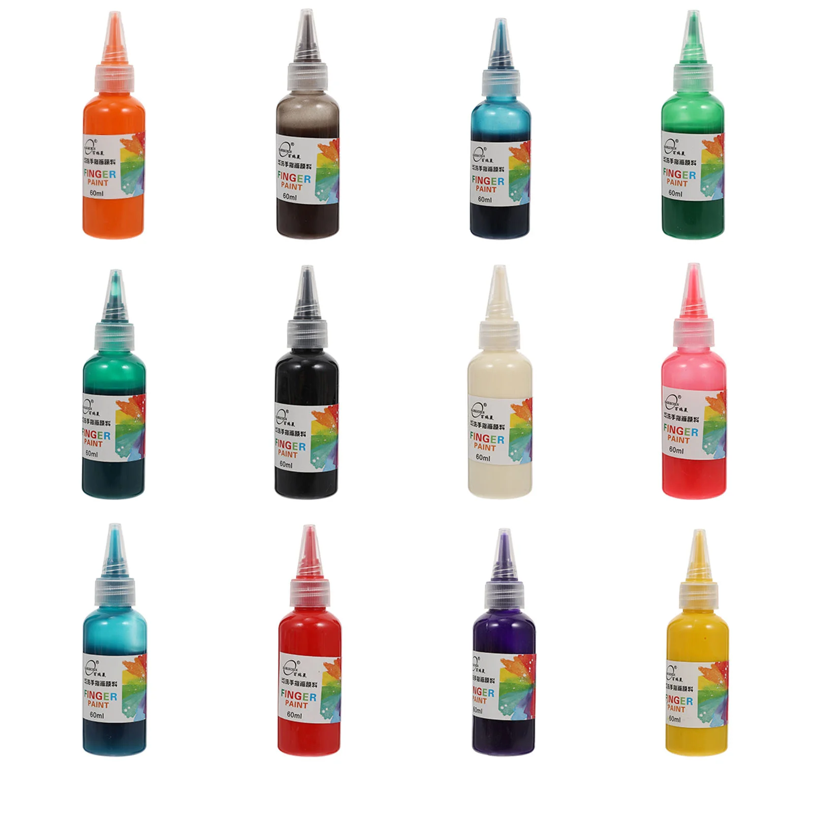 12PCS Washable Finger for Kids Toddlers for School Christmas Painting Supplies Craft Projects 60ml 12 Colors
12PCS Washable Finger for Kids Toddlers for School Christmas Painting Supplies Craft Projects 60ml 12 Colors