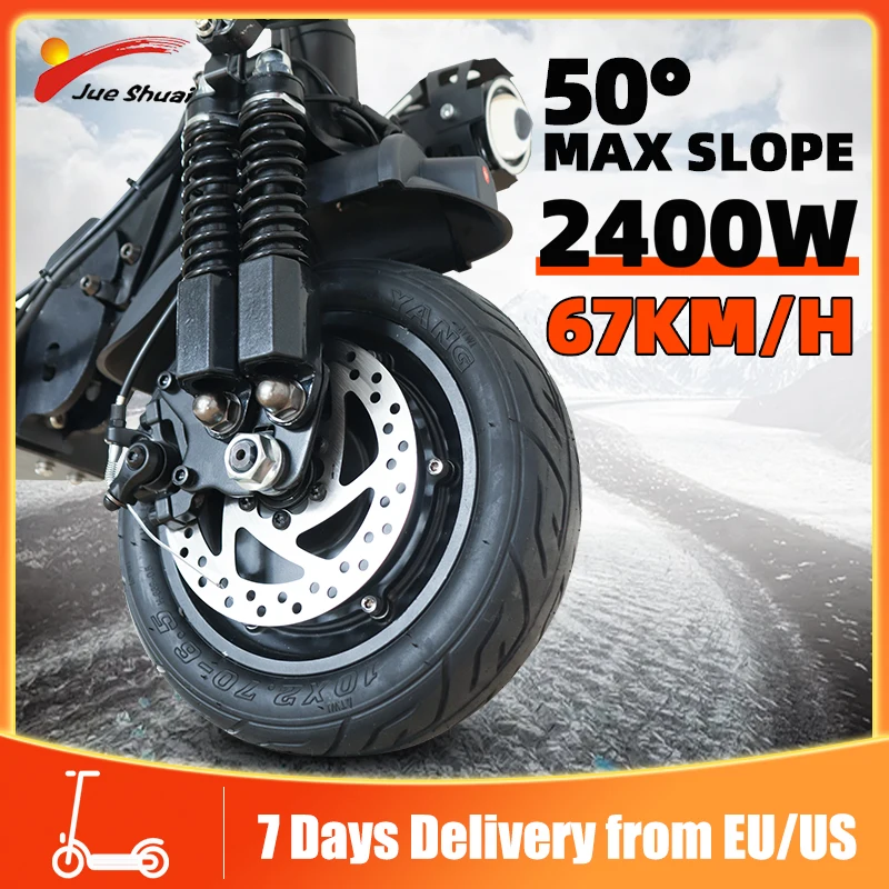 45° Easy Climbing Electric Scooter 67KM/H Max Speed 2400w Dual Motor Scooter Elecric with Seat 70KM Long Range E Scooter
45° Easy Climbing Electric Scooter 67KM/H Max Speed 2400w Dual Motor Scooter Elecric with Seat 70KM Long Range E Scooter