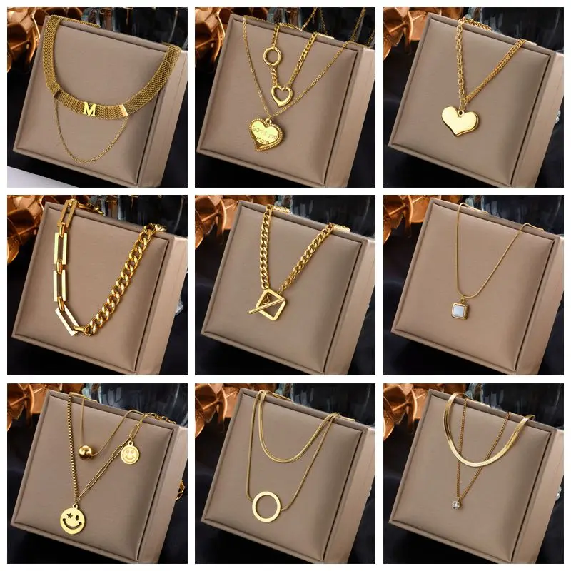 XIYANIKE 316L Stainless Steel New Punk Hip Hop Geometric Sell Well Necklace Choker For Women Gift Fashion Jewelry Wholesale
XIYANIKE 316L Stainless Steel New Punk Hip Hop Geometric Sell Well Necklace Choker For Women Gift Fashion Jewelry Wholesale