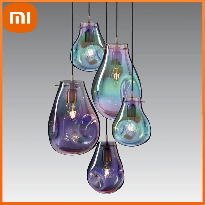 Простая индивидуальная Подвесная лампа Xiaomi, 220 В, Светодиодная лампа E27, стеклянные подвесные светильники с одной головкой, Подвесная лампа ...
Простая индивидуальная Подвесная лампа Xiaomi, 220 В, Светодиодная лампа E27, стеклянные подвесные светильники с одной головкой, Подвесная лампа ...