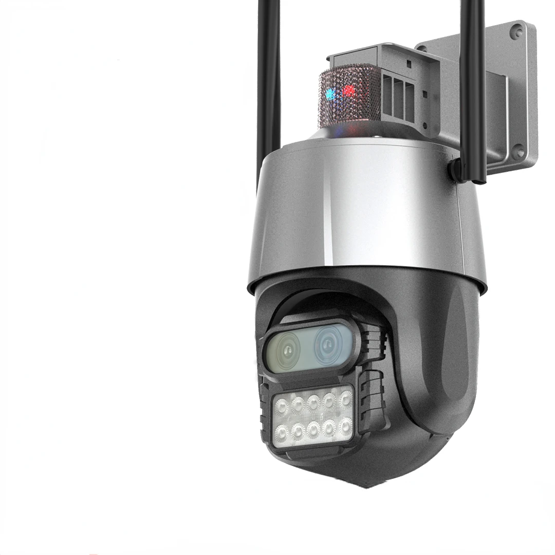 8MP 4K Outdoor Wifi Camera with Anti-theft Siren Alarm Dual Lens 8X Zoom PTZ Speed Dome Camera Ai Auto Tracking CCTV IP Camera
8MP 4K Outdoor Wifi Camera with Anti-theft Siren Alarm Dual Lens 8X Zoom PTZ Speed Dome Camera Ai Auto Tracking CCTV IP Camera