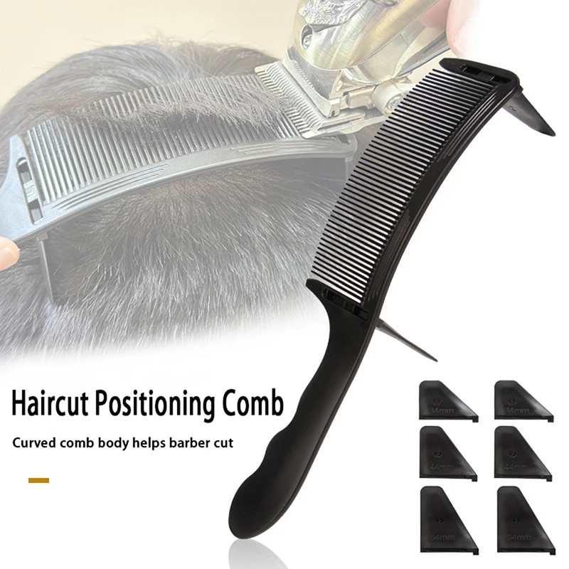 

Профессиональная парикмахерская расческа для стрижки волос с изогнутым позиционированием регулируемая S-образная расческа для волос парикмахерские инструменты