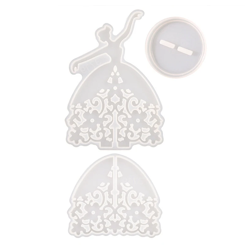 3Pcs Dancing Girl Bracket Mold DIY Crystal Epoxy Resin Mold Earrings Ring Display Stand Jewelry Stand Silicone Mold
3Pcs Dancing Girl Bracket Mold DIY Crystal Epoxy Resin Mold Earrings Ring Display Stand Jewelry Stand Silicone Mold