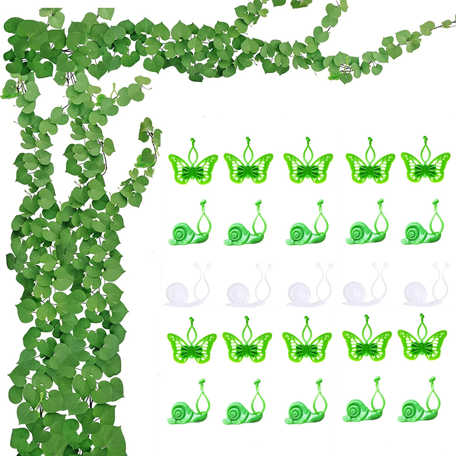 30pcs Plant Clips for Wall Climbing Plants Vines Green Rose Invisible Fixture Wall Clips for Indoor and Outdoor Plant
30pcs Plant Clips for Wall Climbing Plants Vines Green Rose Invisible Fixture Wall Clips for Indoor and Outdoor Plant