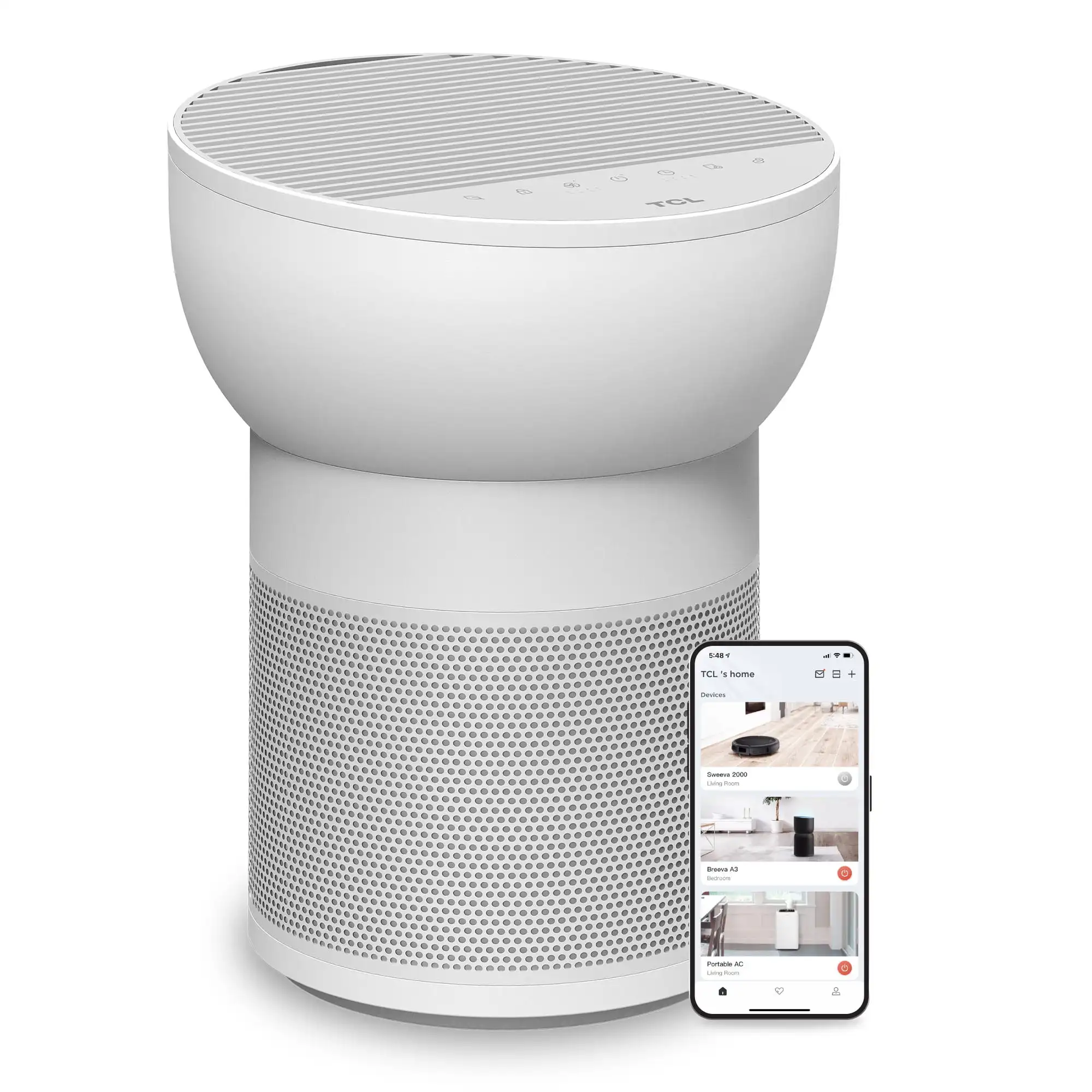 HUANQIUBreeva A2 Smart Air Purifier, 246 up to 441 sq. ft., 4-Stage Filtration System, True HEPA (H13) Removes 99.97% of Dust /
HUANQIUBreeva A2 Smart Air Purifier, 246 up to 441 sq. ft., 4-Stage Filtration System, True HEPA (H13) Removes 99.97% of Dust /