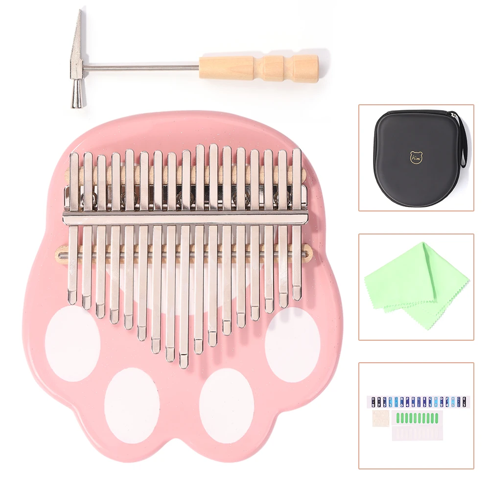17 Keys Kalimba Thumb Piano Musical Instruments Creative Cute Kalimba Finger Piano for Children Adults Beginners Gifts
17 Keys Kalimba Thumb Piano Musical Instruments Creative Cute Kalimba Finger Piano for Children Adults Beginners Gifts