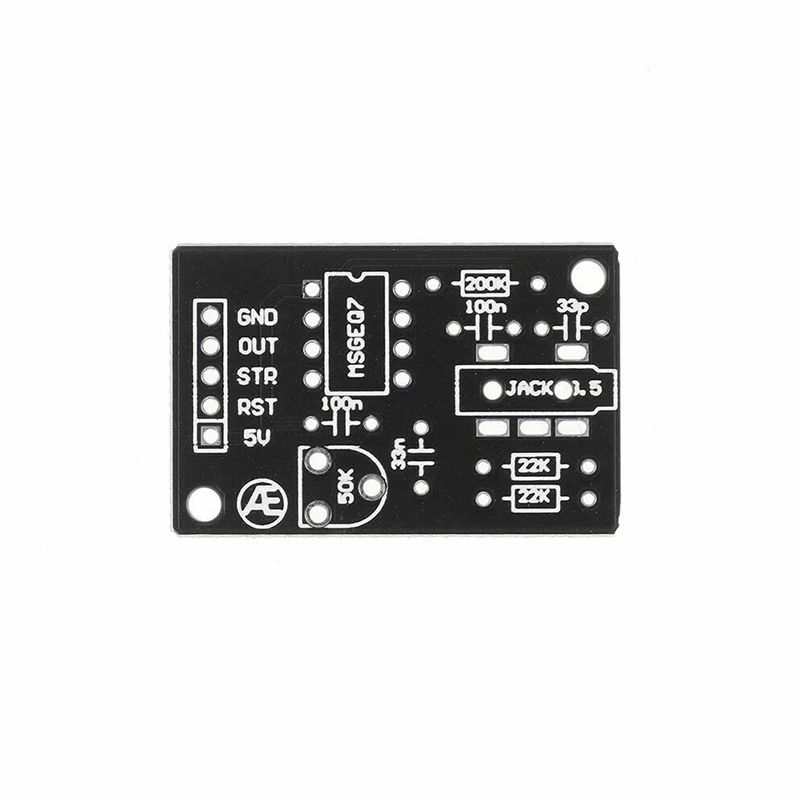 MSGEQ7 Audio Processing Graphic Equalization Filter Signal Analysis Module New
MSGEQ7 Audio Processing Graphic Equalization Filter Signal Analysis Module New