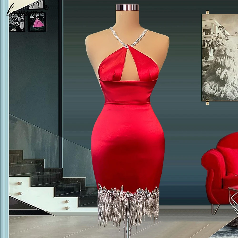 Robe Femme Knee Length Red Prom Dresses Mermaid Sexy Cocktail Party Dresses Night Clubbing Gowns Latin Dance Costumes Vestidos
Robe Femme Knee Length Red Prom Dresses Mermaid Sexy Cocktail Party Dresses Night Clubbing Gowns Latin Dance Costumes Vestidos