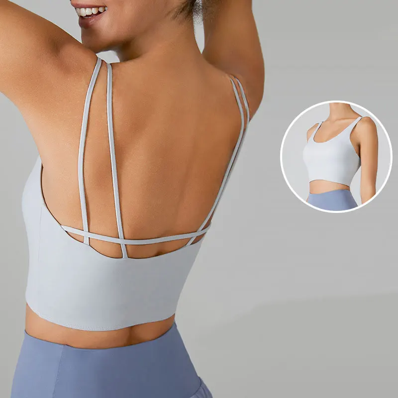 Yoga Seamless Sling Thread Beauty Back Underwear Women's No Steel Ring Push up Sports Vest Bra Thin Tube Top Girl Wrap-around
Yoga Seamless Sling Thread Beauty Back Underwear Women's No Steel Ring Push up Sports Vest Bra Thin Tube Top Girl Wrap-around