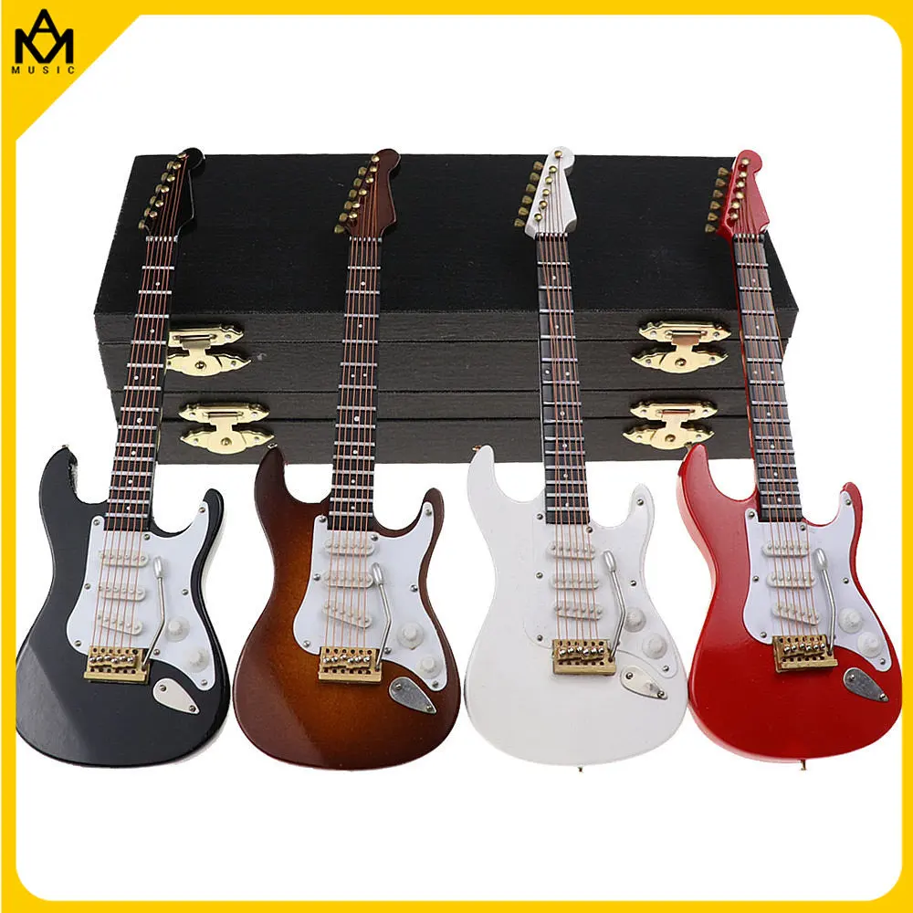 Mini Electric Guitar Wooden Miniature Guitar Model Musical Instrument Guitar Decoration Gift Collection Decorative Ornaments
Mini Electric Guitar Wooden Miniature Guitar Model Musical Instrument Guitar Decoration Gift Collection Decorative Ornaments