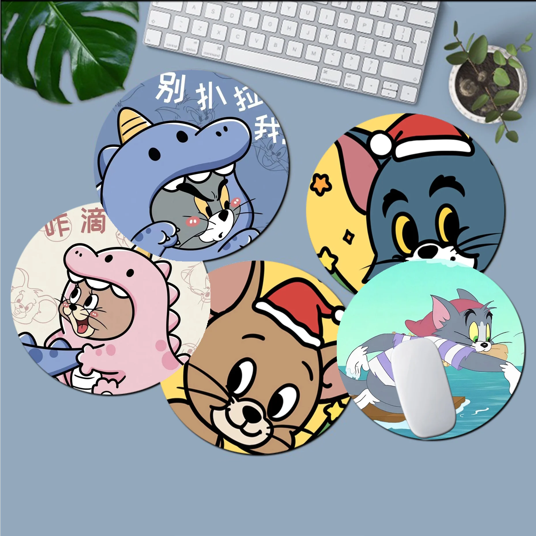 Disney Tom and Jerry INS Tide Round Keyboard Mat Table Mat Students Cabinet Gamer Desktop Mousepad Cup Mats for PC Desk Pad
Disney Tom and Jerry INS Tide Round Keyboard Mat Table Mat Students Cabinet Gamer Desktop Mousepad Cup Mats for PC Desk Pad