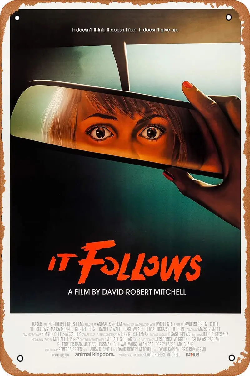 Seadlyise It Follows Horror Movie Poster Vintage Metal Tin Sign Retro Style Wall Plaque Decoration Metal Poster 8x12 inch 
Seadlyise It Follows Horror Movie Poster Vintage Metal Tin Sign Retro Style Wall Plaque Decoration Metal Poster 8x12 inch
