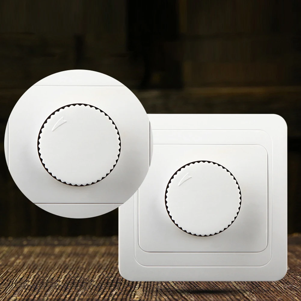 Switch Rotary Dimmer White 4 To 300W 81 X 81mm Trailing Edge AC 200V-250V For Conventional Lamps For Halogen Light
Switch Rotary Dimmer White 4 To 300W 81 X 81mm Trailing Edge AC 200V-250V For Conventional Lamps For Halogen Light