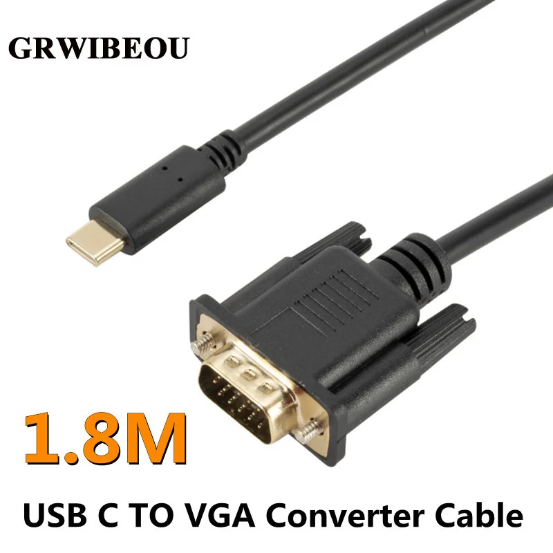 Переходник с USB C на VGA типа C Женский, 1,8 м, USB 3,1 на VGA адаптер для MacBook Pro MacBook Air Samsung Galaxy
Переходник с USB C на VGA типа C Женский, 1,8 м, USB 3,1 на VGA адаптер для MacBook Pro MacBook Air Samsung Galaxy