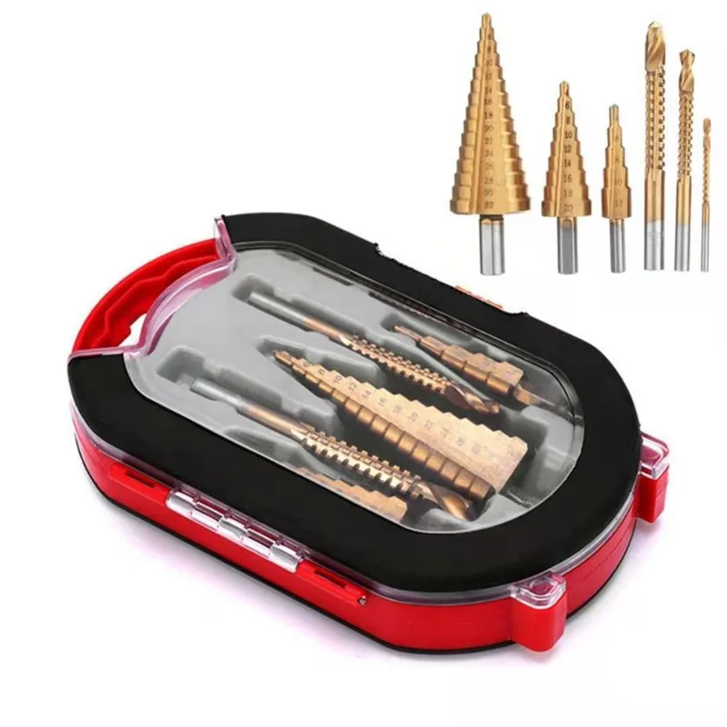 Step Drill Bit And Drill Bit-Milling Cutter 6Pcs/Set.Countersink For Metal/Wood,Drill For Metal Cone 32MM,Cobalt Drill Bits
Step Drill Bit And Drill Bit-Milling Cutter 6Pcs/Set.Countersink For Metal/Wood,Drill For Metal Cone 32MM,Cobalt Drill Bits